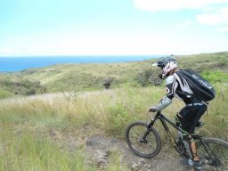 Descente du Maïdo en VTT